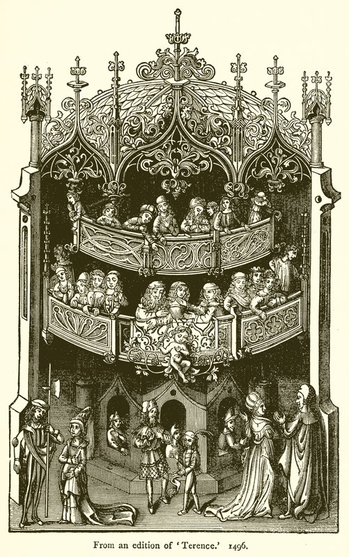 Fra en utgave av Terence. 1496 av English School