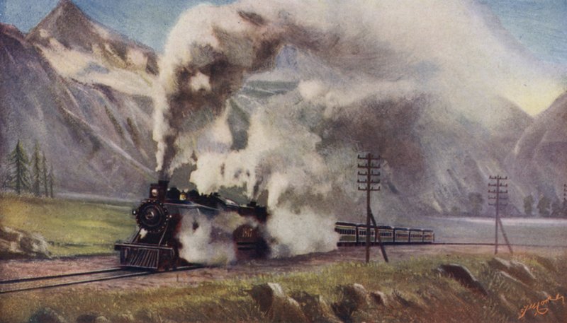 Fra Atlanterhavet til Stillehavet, Imperial Limited Express krysser Rocky Mountains? av English School