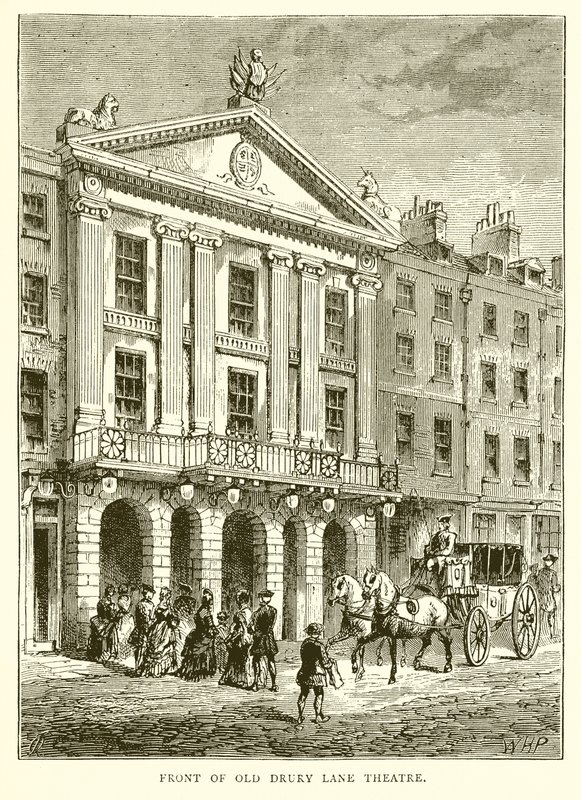 Foran Old Drury Lane Theatre av English School
