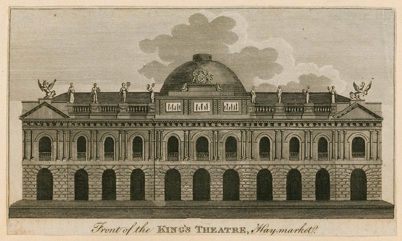 Foran Kings Theatre, Haymarket, London av English School
