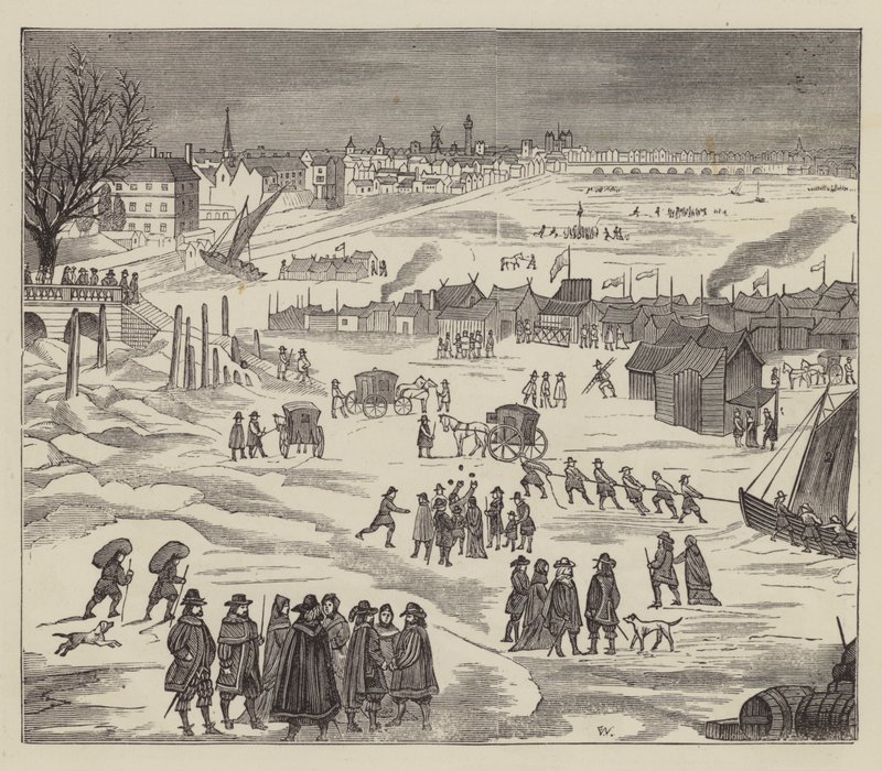 Frost Fair (gravering) av English School