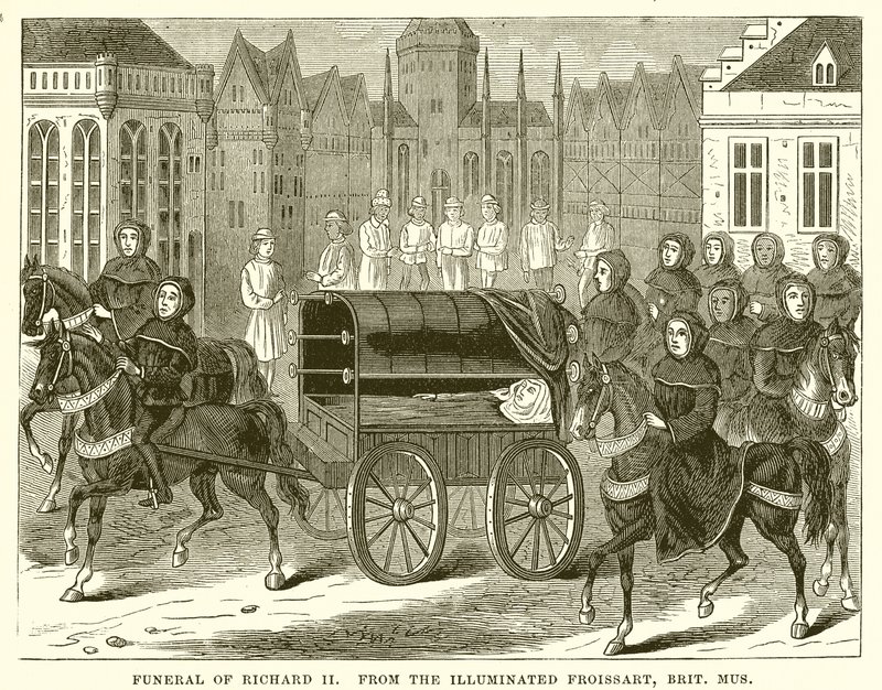 Begravelse av Richard II av English School