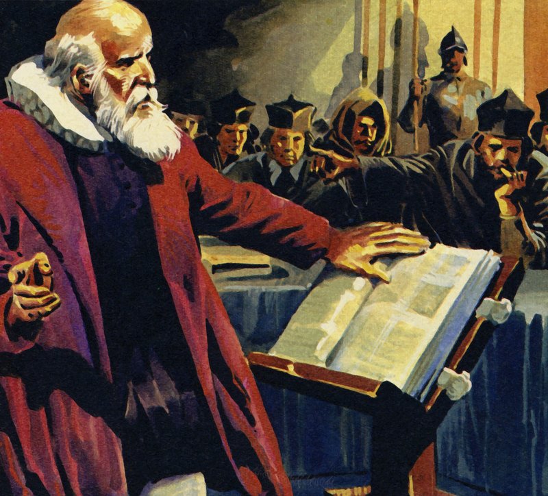 Galileos oppdagelse av at jorden dreide seg rundt solen ble ansett som kjetteri av English School