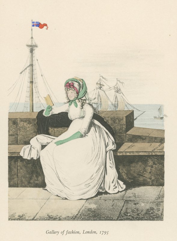 Gallery of Fashion, London, 1795 av English School