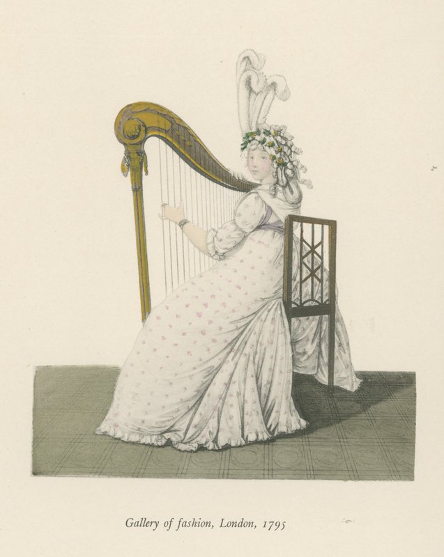 Gallery of Fashion, London, 1795 av English School