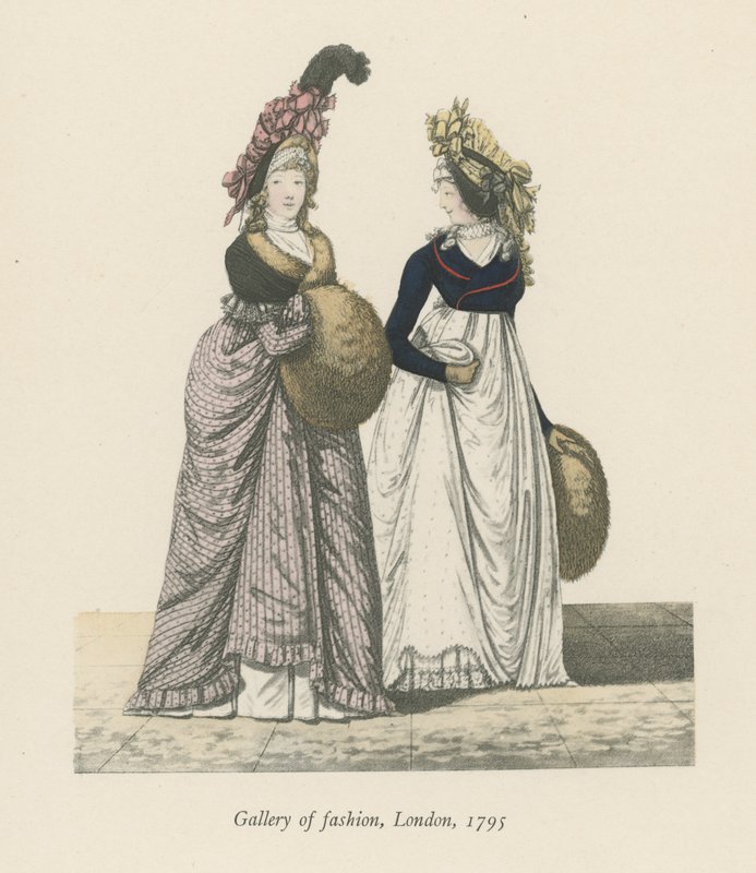 Gallery of Fashion, London, 1795 av English School
