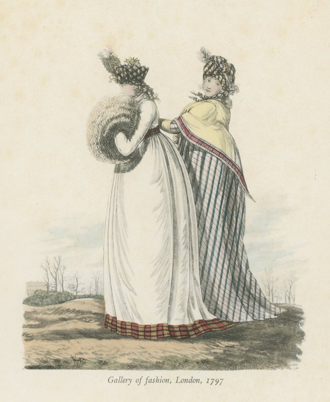 Gallery of Fashion, London, 1797 av English School