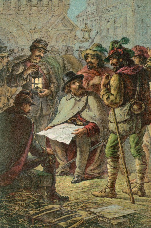 Garibaldi og bondeguidene av English School