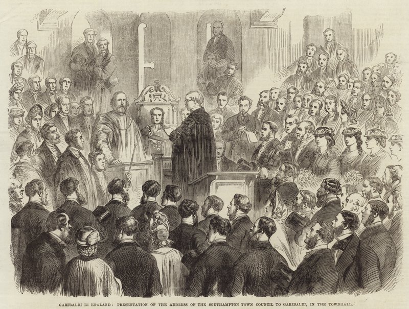 Garibaldi i England av English School