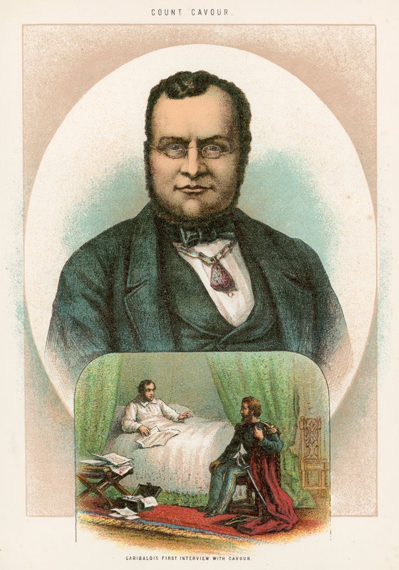Garibaldis første intervju med Cavour av English School