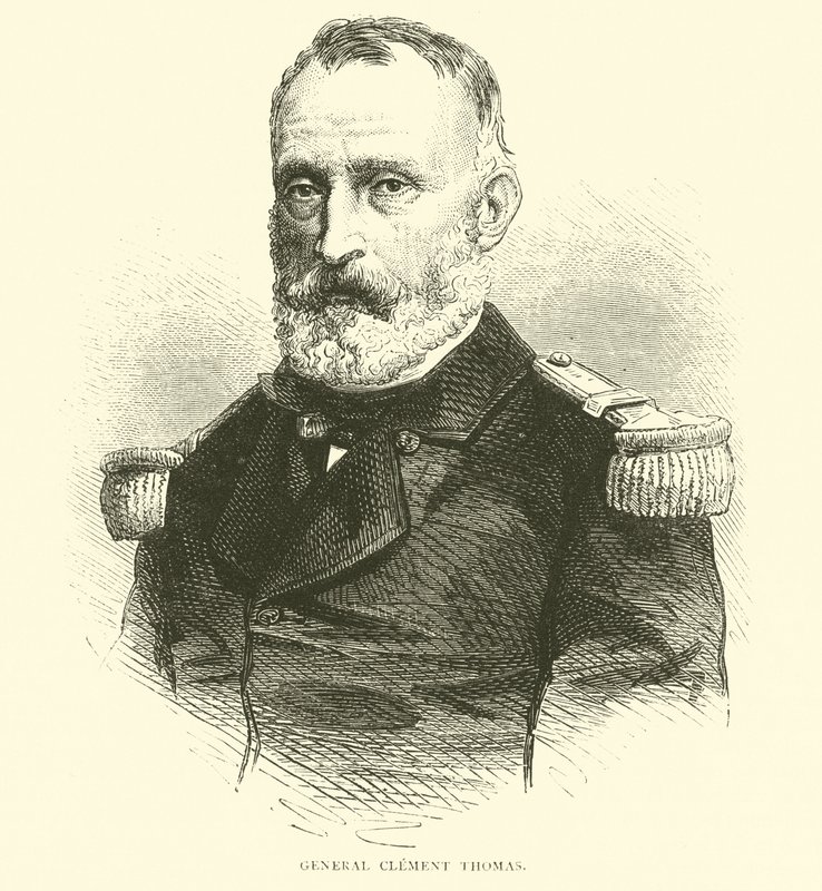 General Clement Thomas, mars 1871 av English School
