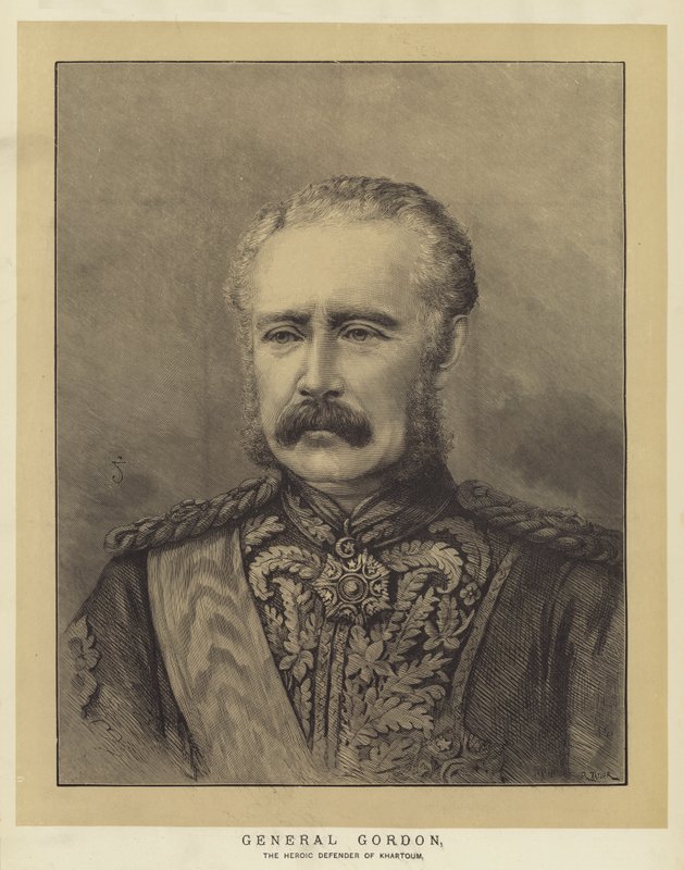 General Gordon, den heroiske forsvareren av Khartoum av English School