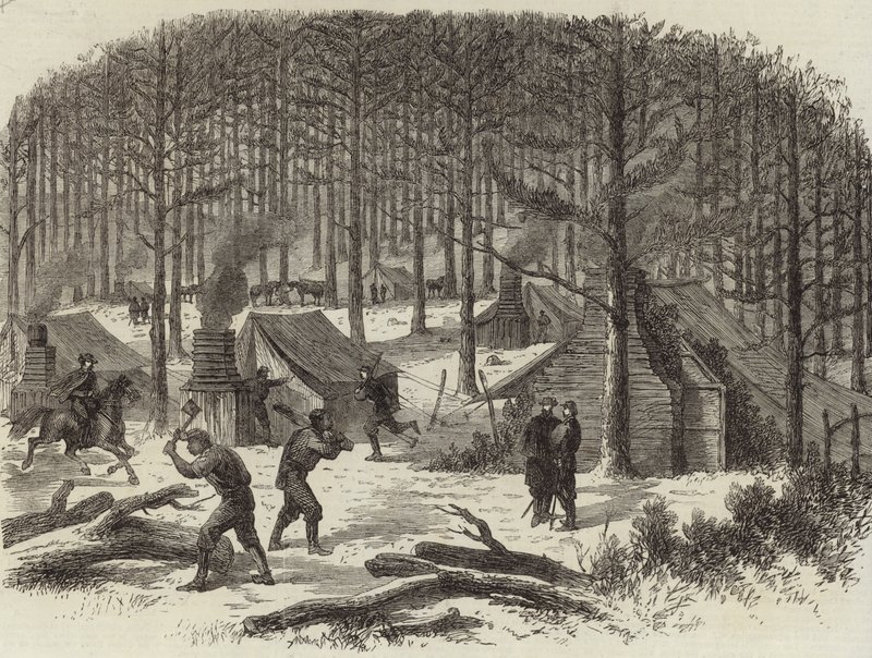 General Stuarts hovedkvarter på Rapidan av English School