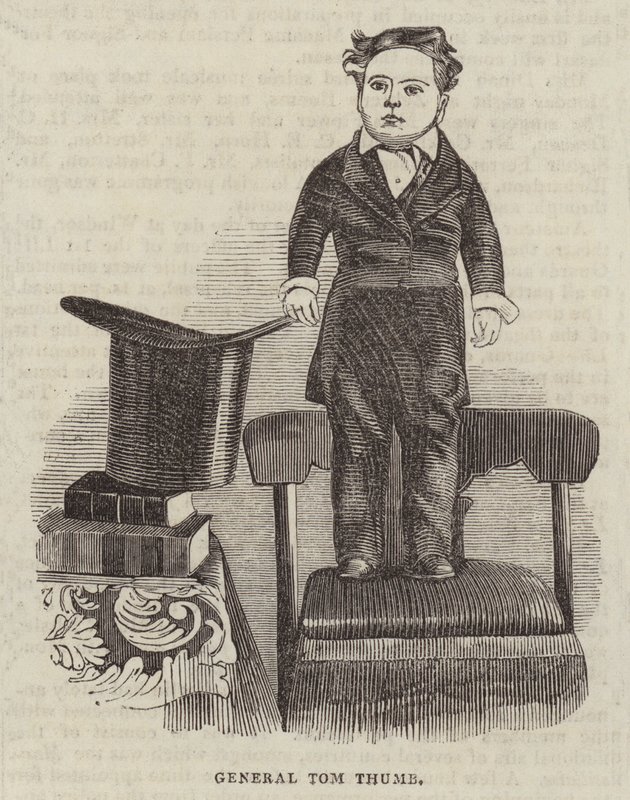 General Tom Thumb (gravering) av English School