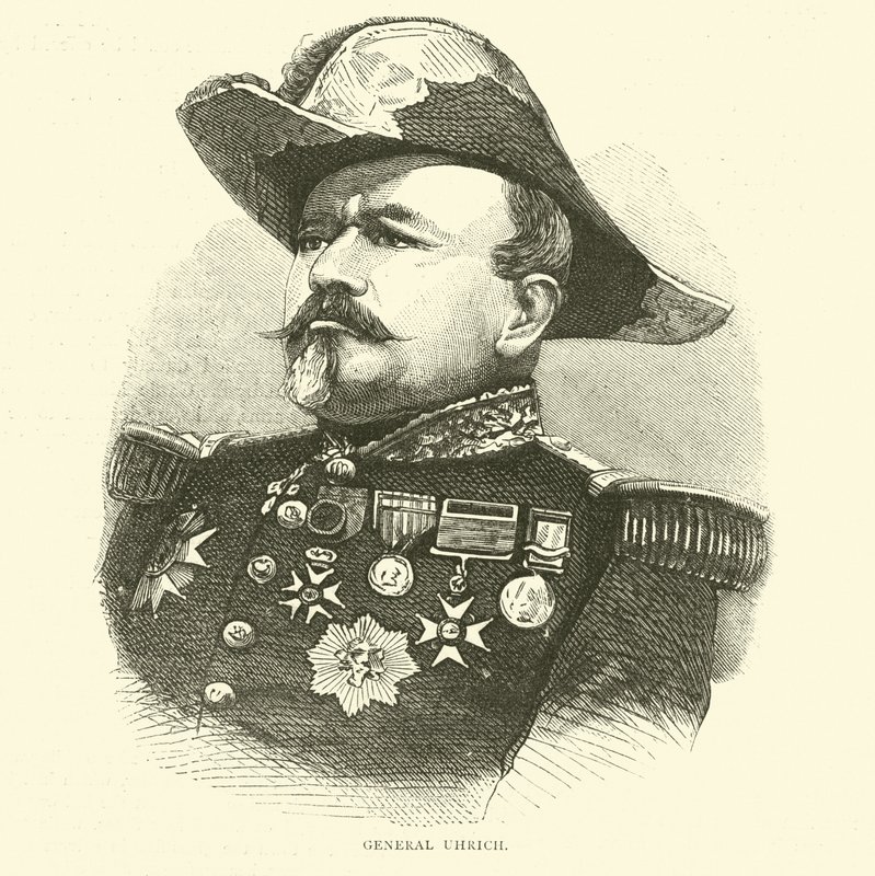 General Uhrich, september 1870 av English School
