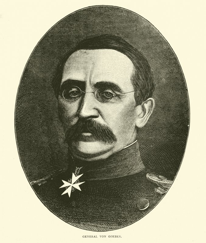 General Von Goeben, oktober 1870 av English School