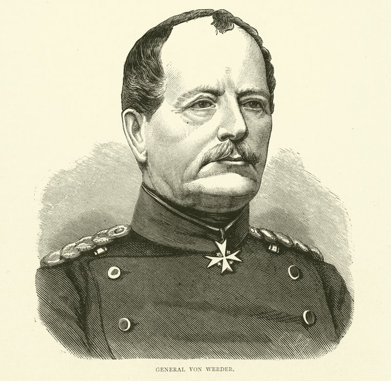 General Von Werder, september 1870 av English School