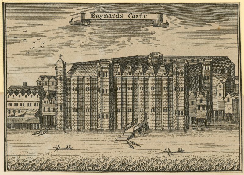 Generell utsikt over Baynards Castle av English School