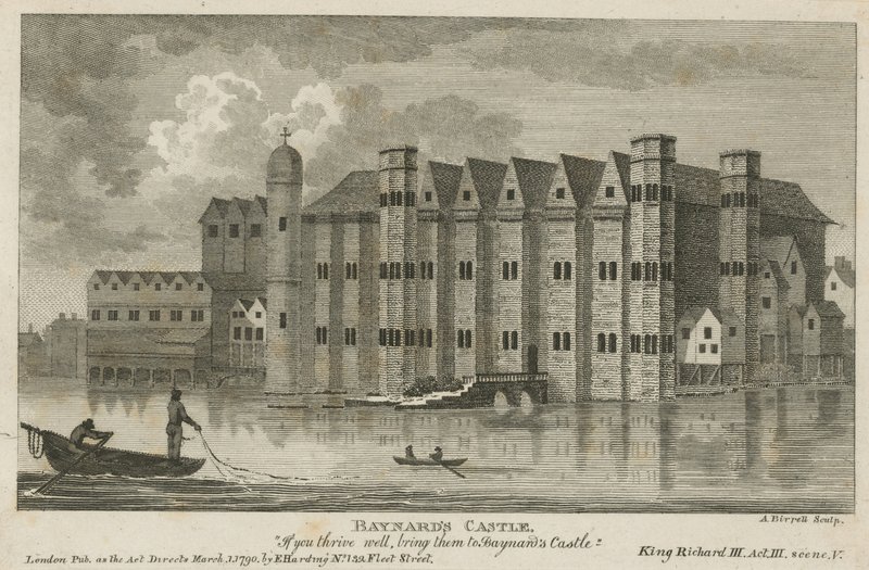 Generell utsikt over Baynards Castle av English School