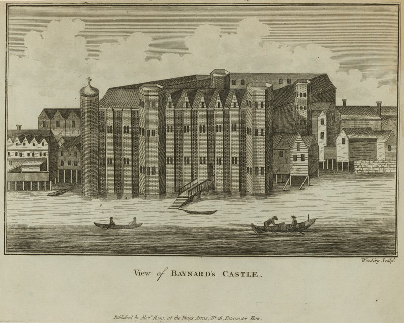 Generell utsikt over Baynards Castle av English School