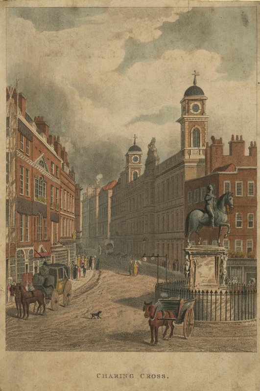 Generell utsikt over Charing Cross av English School