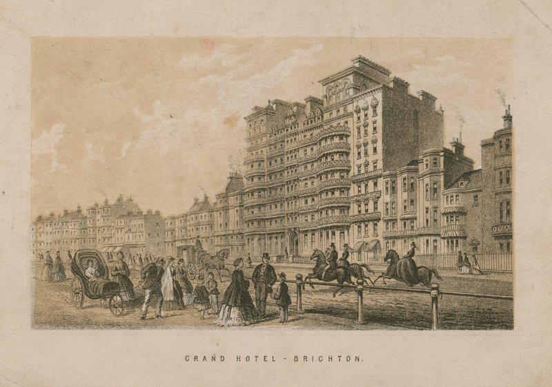 Generell utsikt over Grand Hotel i Brighton av English School