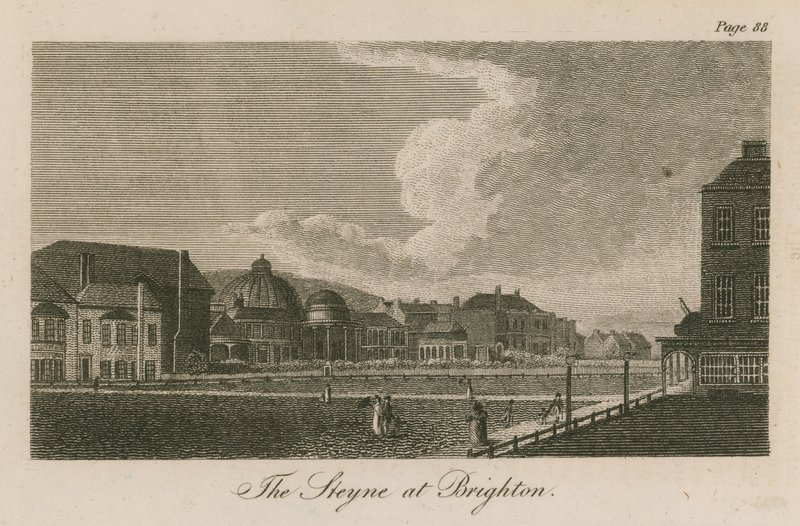Generell utsikt over Steyne ved Brighton av English School