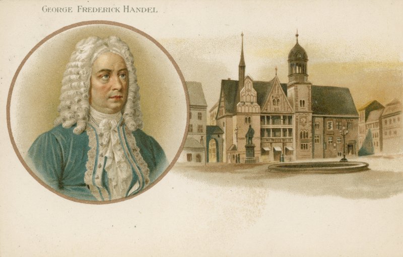 George Frideric Handel , tyskfødt britisk komponist av English School