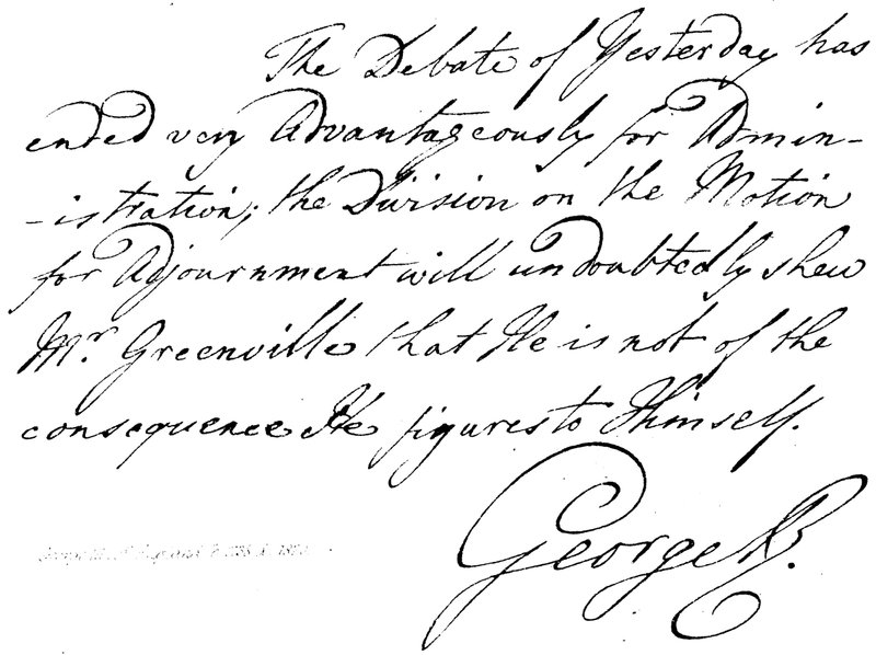 George III av England, f 1738, d 1820 av English School