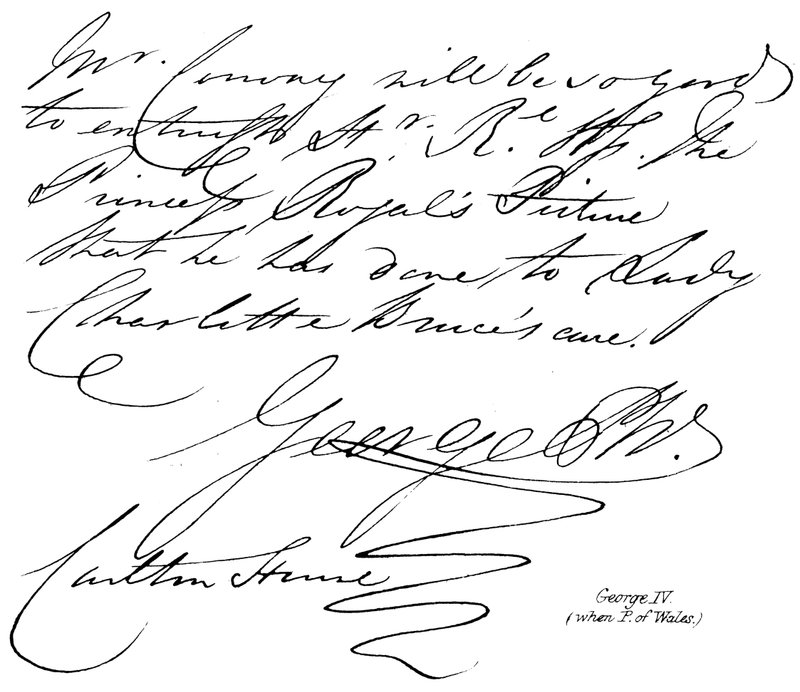 George IV, (da P av Wales) av English School