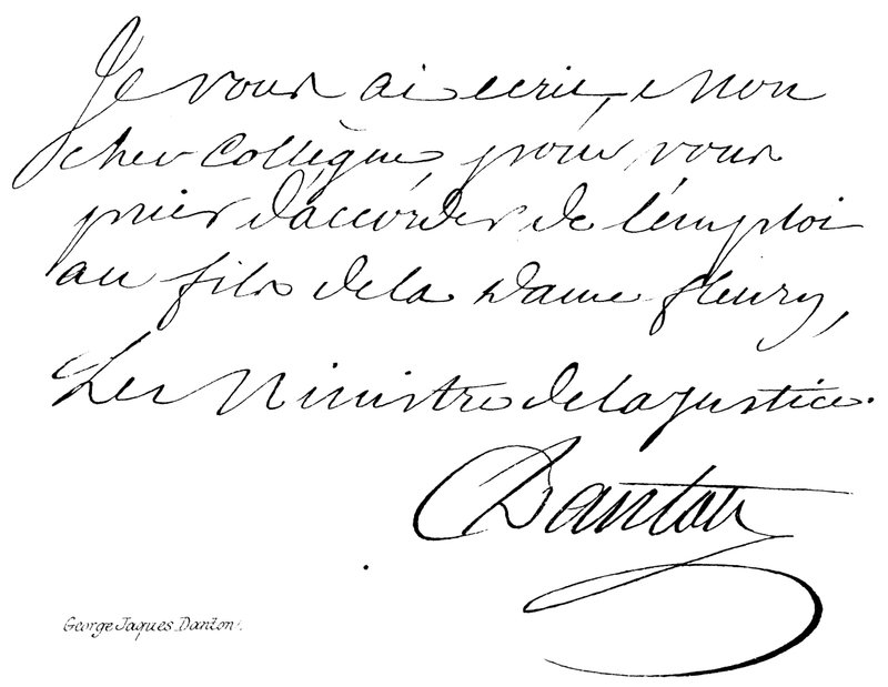 George Jacques Danton av English School