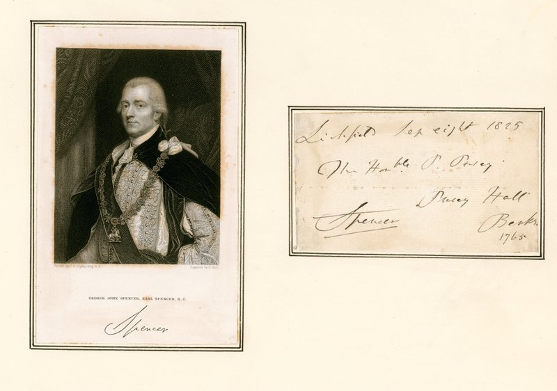 George John Spencer, Earl Spencer av English School