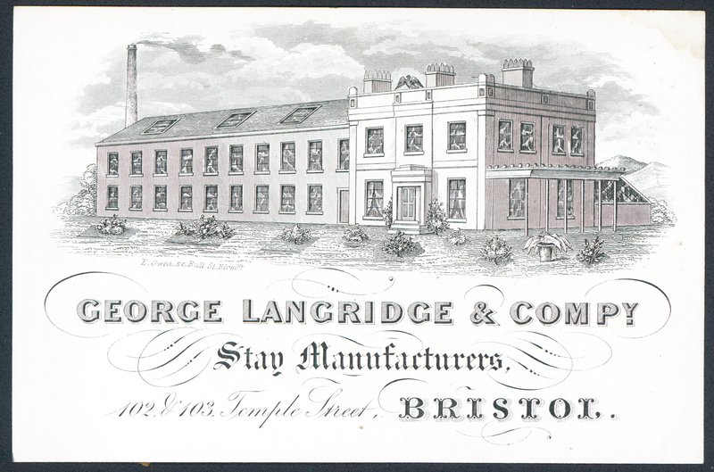 George Langridge & Company, oppholdsprodusenter, handelskort av English School