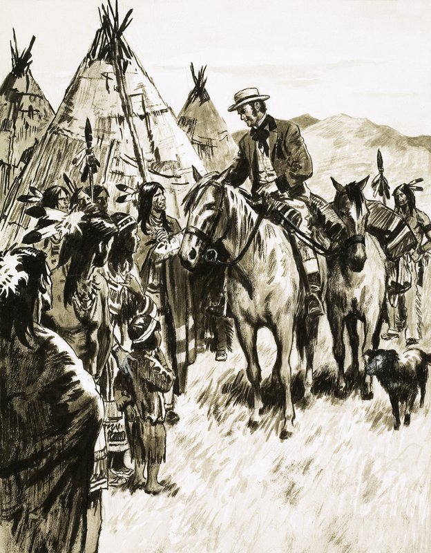 George Peabody hadde motet til å ri blant indianerne av English School