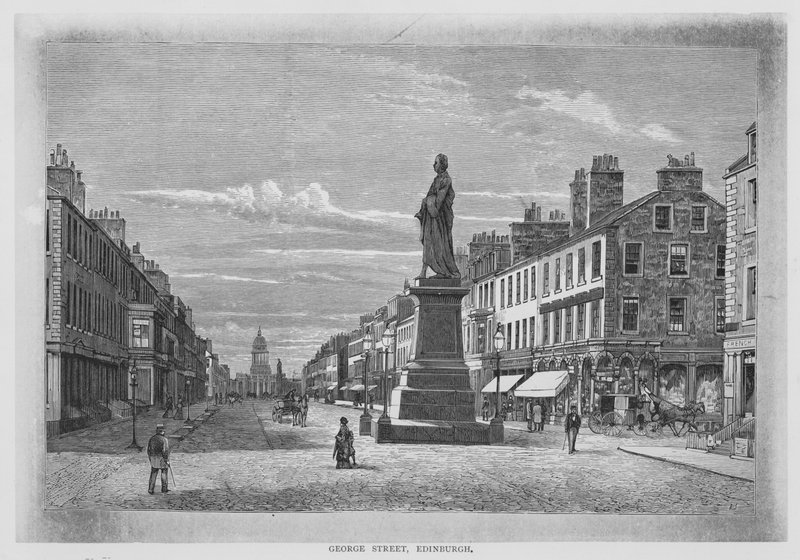 George Street, Edinburgh (gravering) av English School
