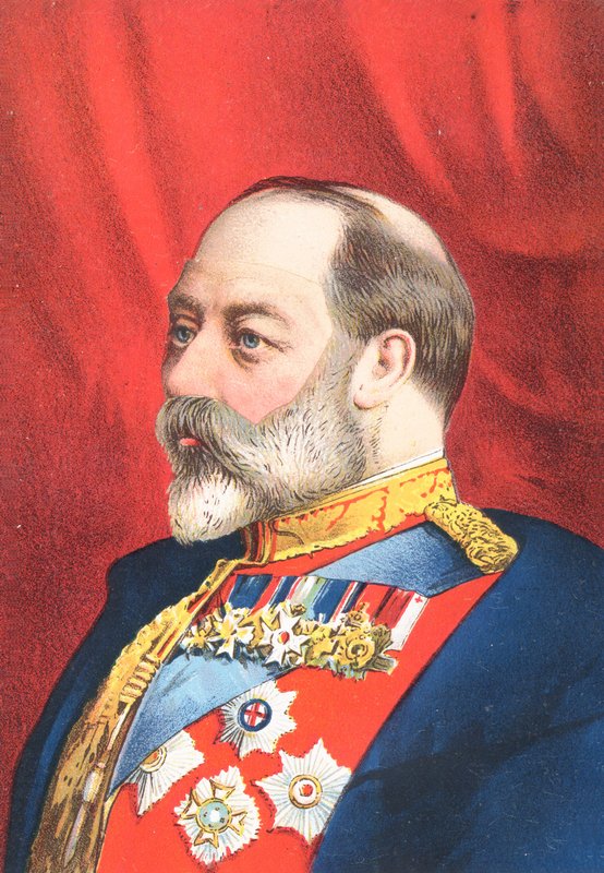 George V - gratulasjonskort av English School