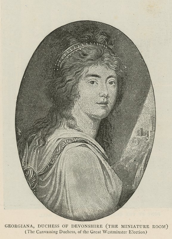 Georgiana, hertuginne av Devonshire av English School