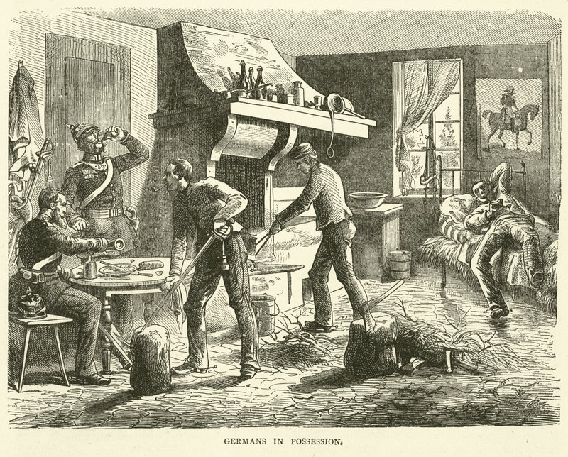 Tyskere i besittelse, september 1870 av English School