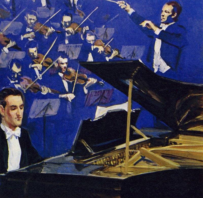 Gershwin selv fremførte Concerto in F i Carnegie Hall av English School