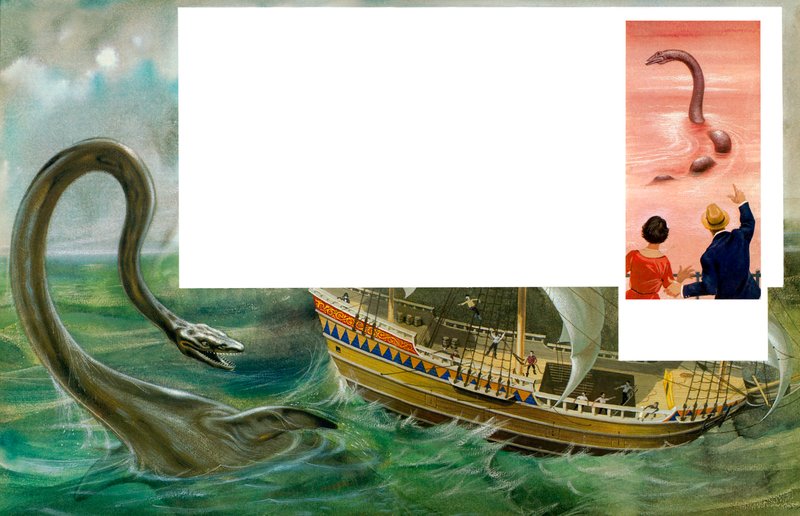 Kjempe sjøormer av English School