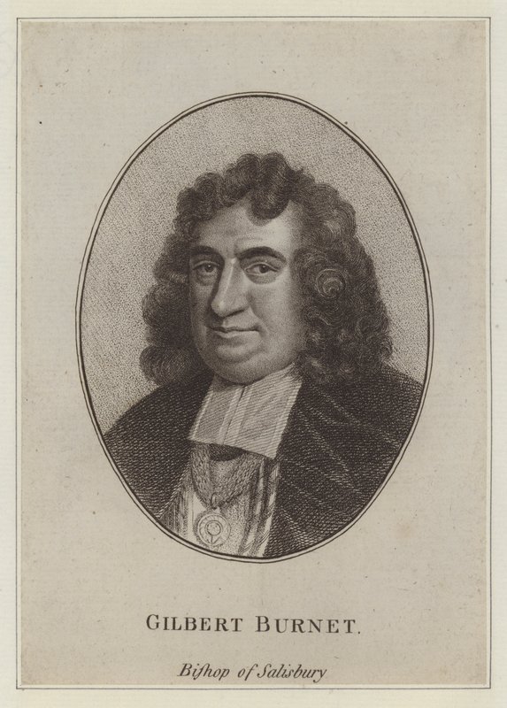 Gilbert Burnet, biskop av Salisbury, forfatter og historiker (gravering) av English School