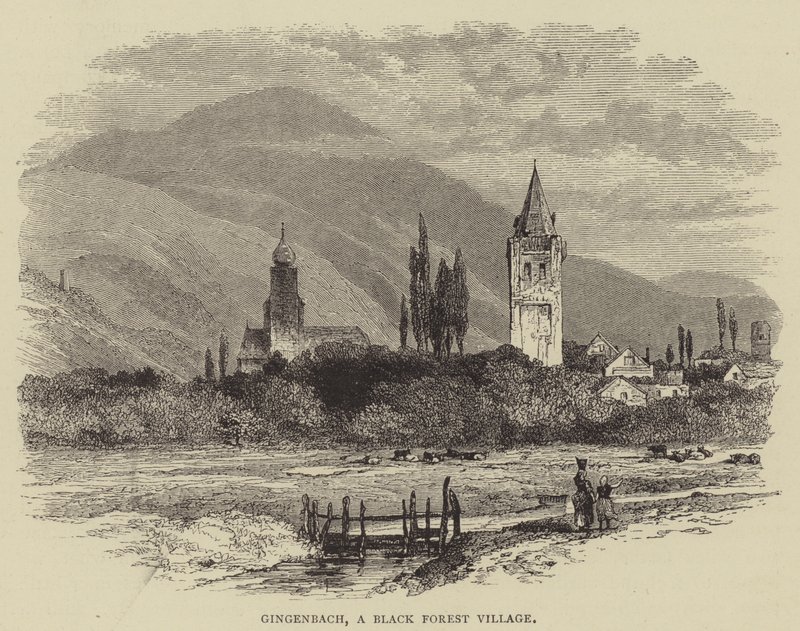 Gingenbach, A Black Forest Village (gravering) av English School