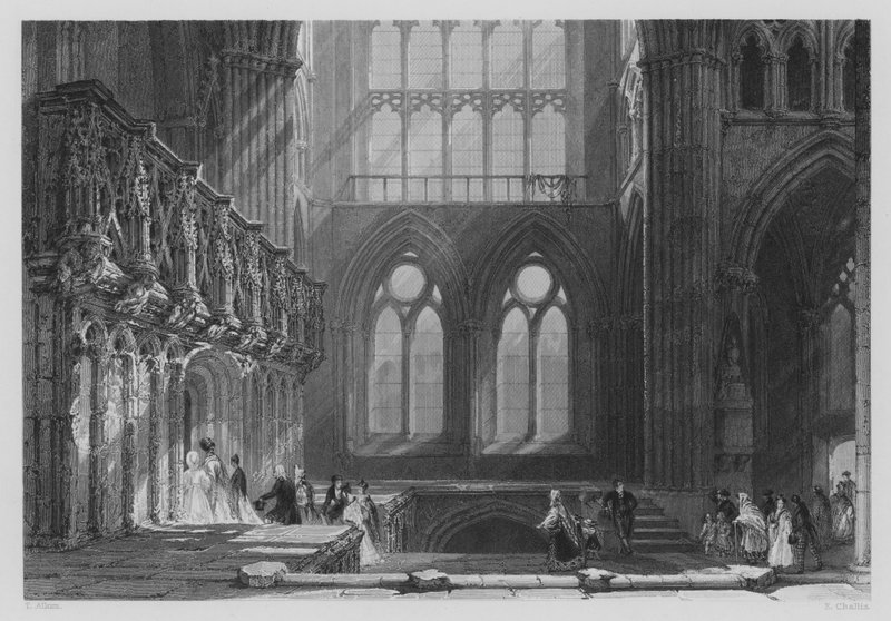 Glasgow katedral av English School