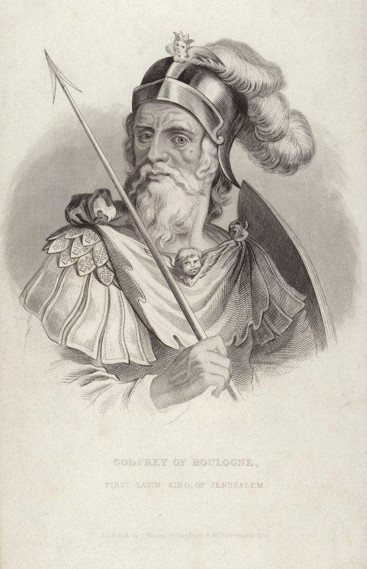 Godfrey av Boulogne av English School