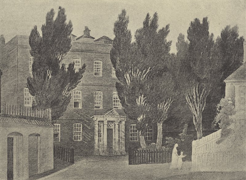Godolphin House (gravyr) av English School