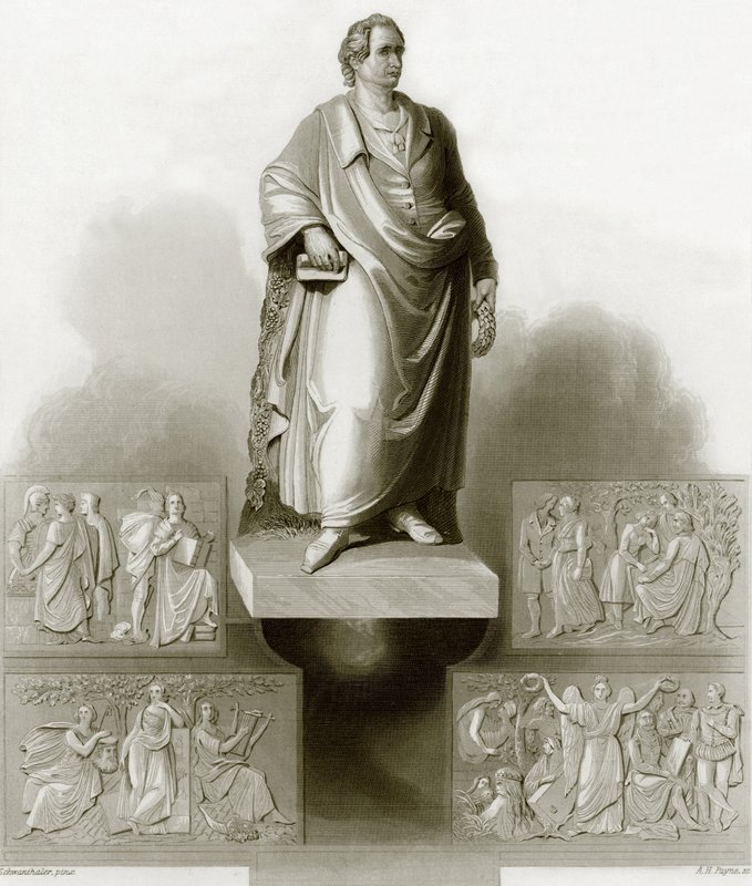 Goethes monument av English School