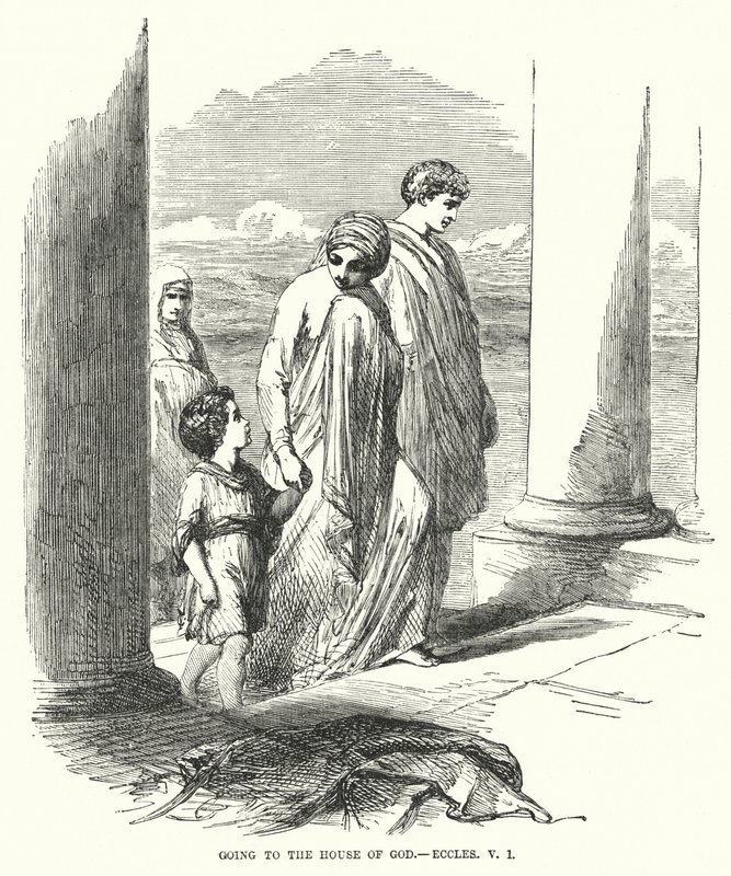 Går til Guds hus, Ecclesiastes V av English School
