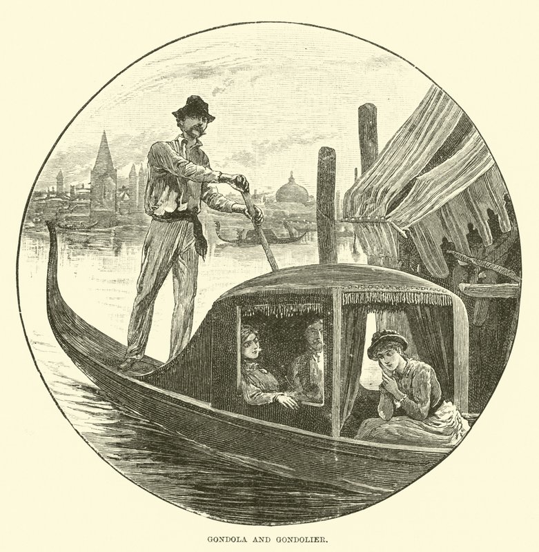 Gondol og Gondolier av English School