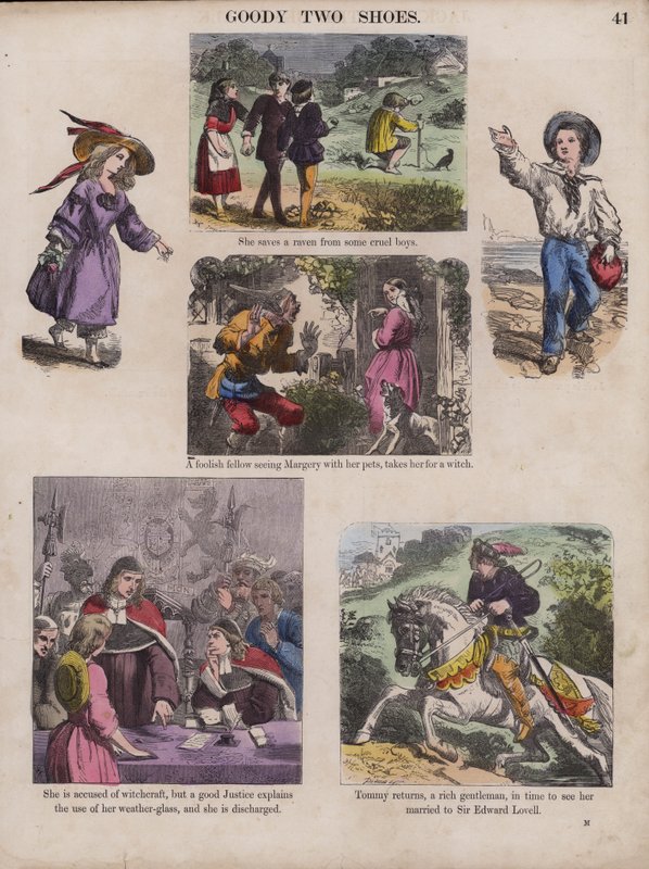 Goody Two Shoes (farget gravering) av English School