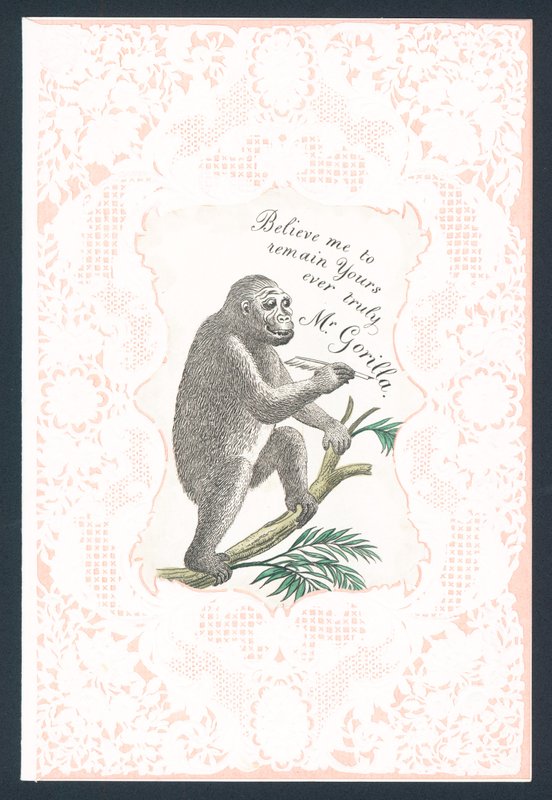Gorilla Valentines Day-kort av English School